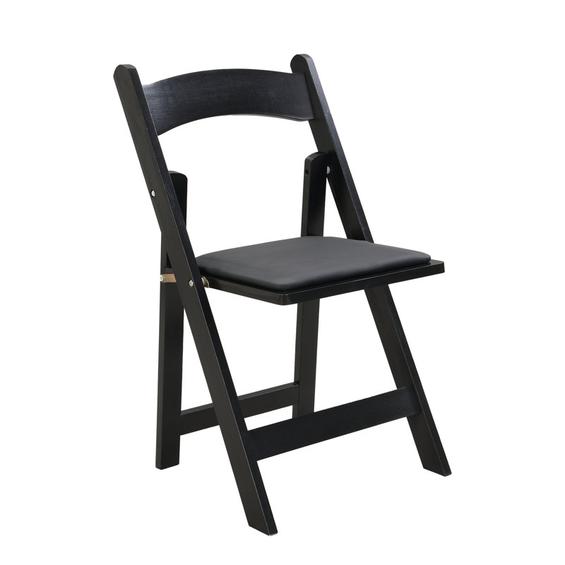 Chaise pliante rembourrée