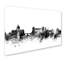 «Rome Italy Skyline», impression sur toile tendue-22540392