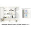 Armoire à pharmacie murale à miroir 32 po x 28 po, structure en aluminium, rangement grande capacité, usure, formaldéhyde argenté, tablettes multiples, compartiments de rangement, antirouille