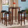 Emilio 4 - Person Walnut Four Leg Dining Set