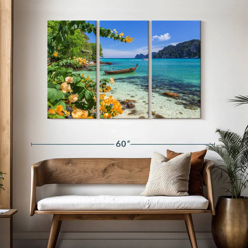 Gillard Ko Phi Phi Beach Scenery, 32" H x 50" W