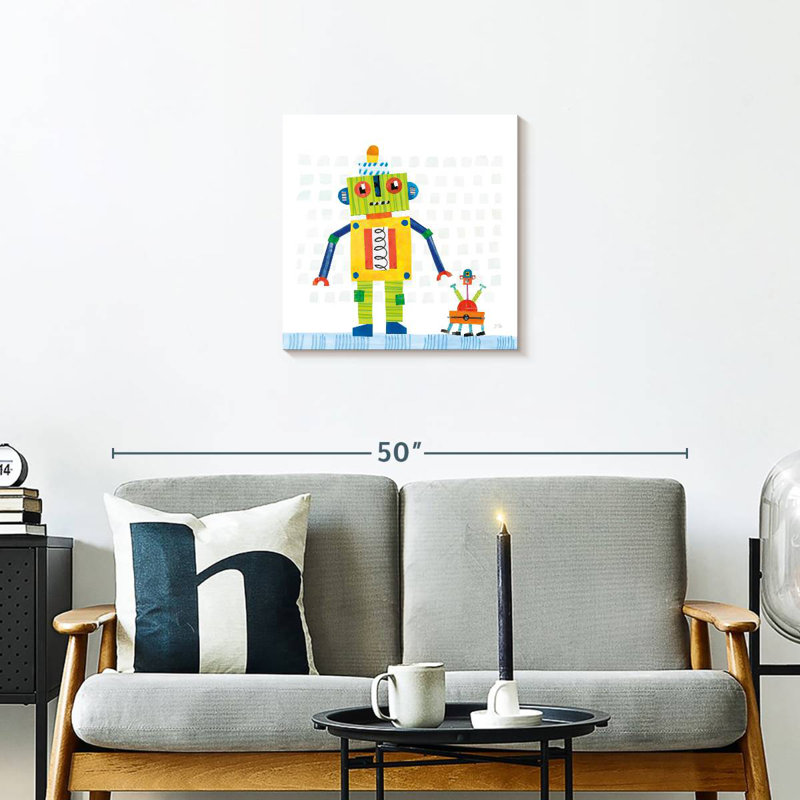 Ashelle Robot Party IV, 20" H x 20" W