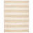 Chesnut Natural Fiber Flat Weave Jute And Cotton With Latex Striped Rug-1771826296