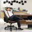 Chaise de bureau ergonomique en similicuir Lanyah-433444081