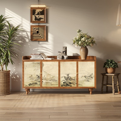 New Chinese-style solid wood sideboard