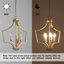 Lustre géométrique à 5 lumières Beesley