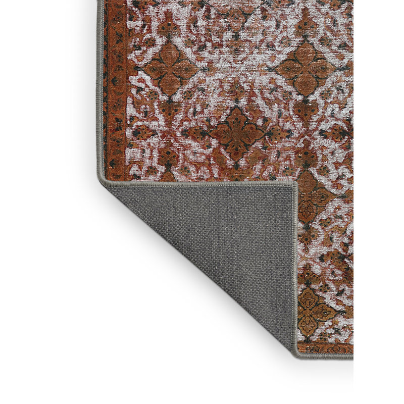 Tapis brun à motif oriental, Rectangle 7 pi x 10 pi