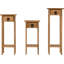 Dodge Rectangular Nesting Solid Wood Plant Stand