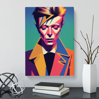 David Bowie Portrait Vol.1 - Wrapped Canvas