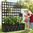 Metal Planter Box With Trellis Privacy Screen,grid