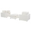 Fauteuil d'appoint à ChenilleCove Standard 2 avec 1 pouf-135814742