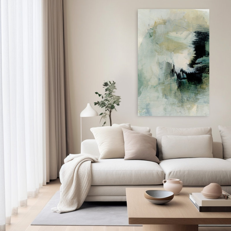 Art contemporain contemporain abstrait, H 60 po x l 40 po
