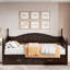 Élégant lit de jour extensible Anelma avec deux tiroirs de rangement et un lit gigogne simple-106951703