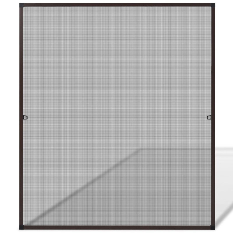 Moustiquaire en fibre de verre Aluminium, L 51,18 po, L 59,05 po