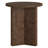 Potbelly Round End Table with Cross Base-1634217373