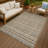 Machine Washable Indoor/Outdoor Chantille ACN2436 Stripes Rug-616814088-616814092