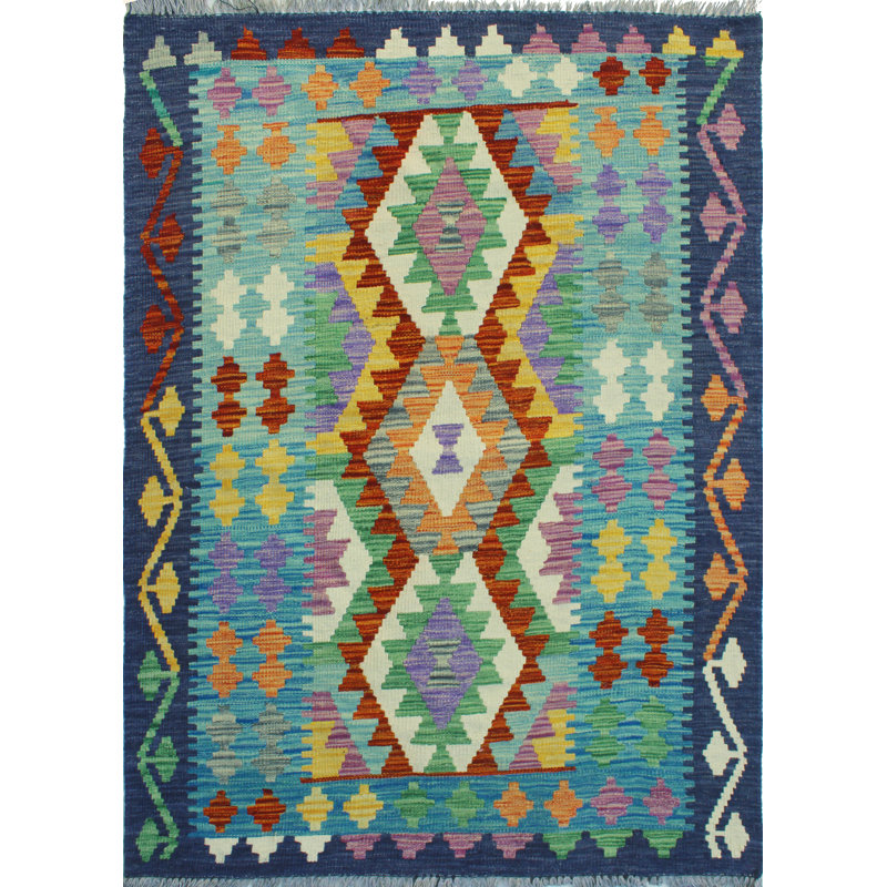 Flatweave Raquel Blue Rug