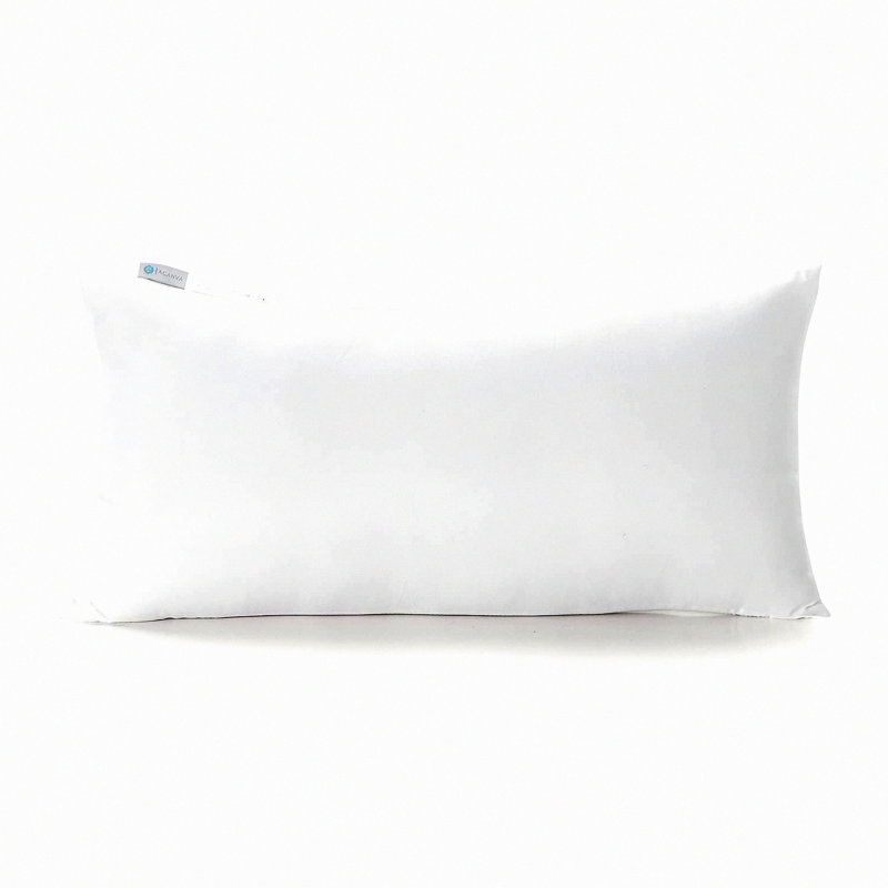 Hypoallergenic Rectangle Pillow Insert - White - Decorative Cushion Stuffer - Sham Filler - Pack of 1 - Polyester - 1 Count