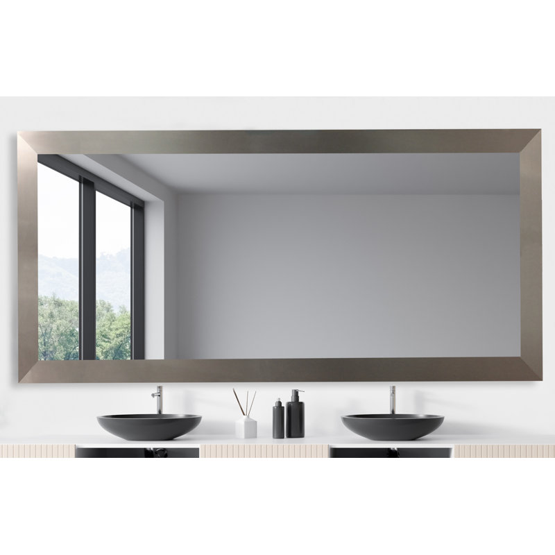 Mirror, Silver, 33" x 76"