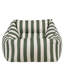 icon Natalia Striped Woven Armchair Bean Bag, Olive Green