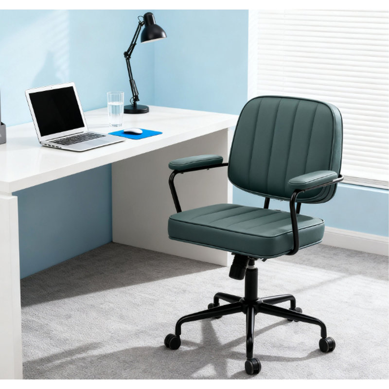 Chaise de bureau, réglable pour la maison et le bureau, sièges confortables avec une ambiance rétro élégante