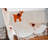 Fabdivine Mud Throw Blanket Cozy Farmhouse Blanket, Decorative Sofa & Bed Throw for Living Room Home Decor