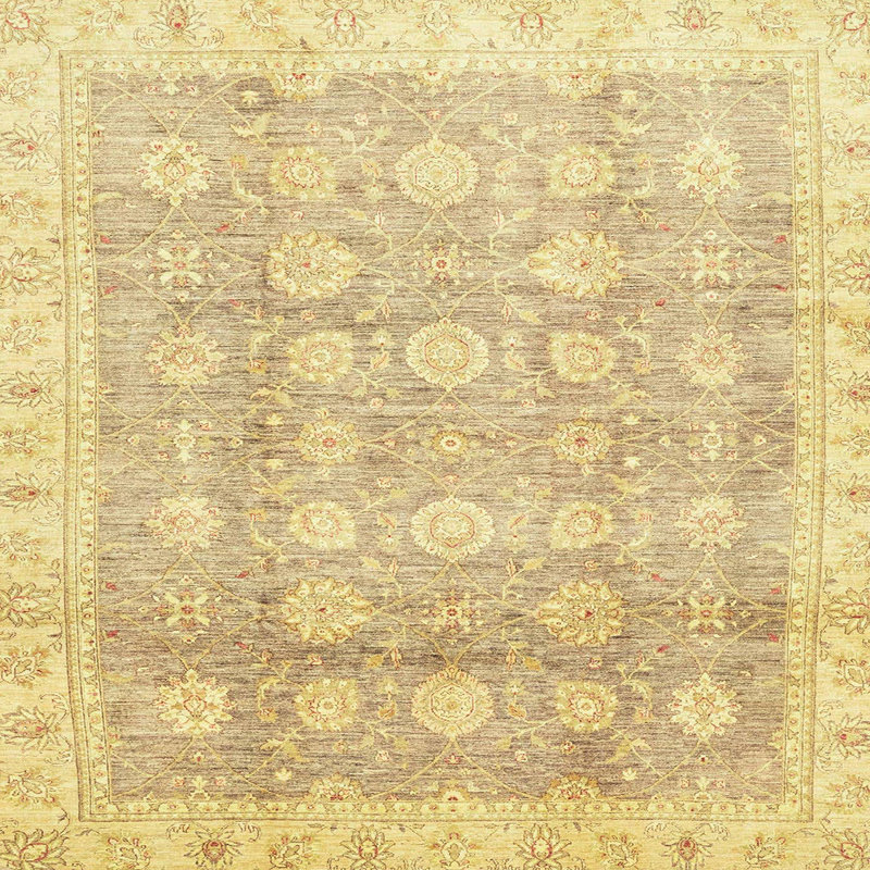 Tapis abstrait moderne 2970, Carré 8 pi
