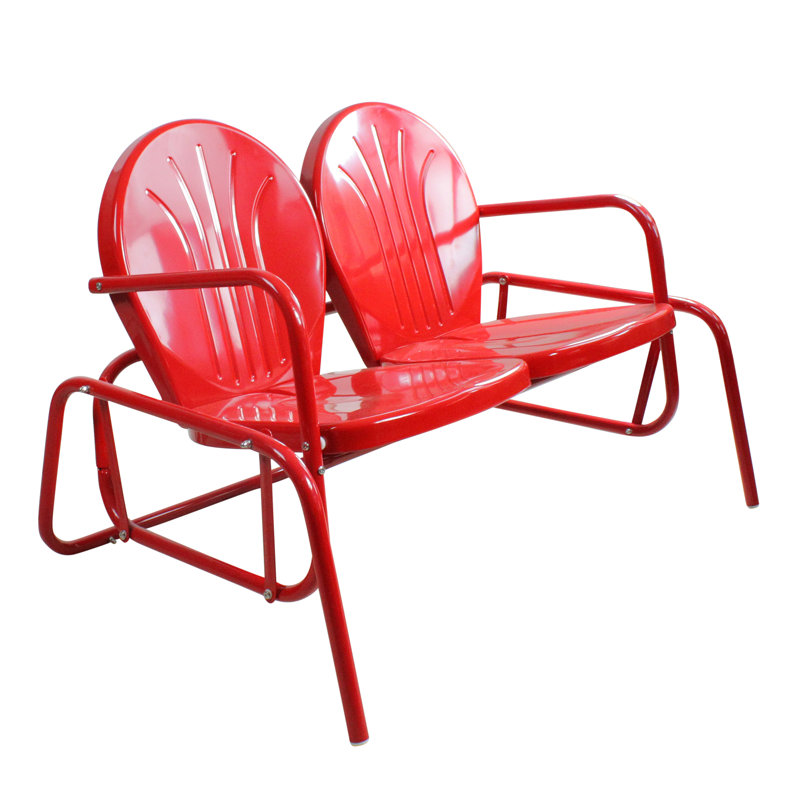 Banc oscillant Arbaaz, Rouge