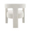 Chaise d'appoint beige Boucle, ensemble de 2