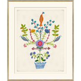 Orange Fish Print by Dana Gibson