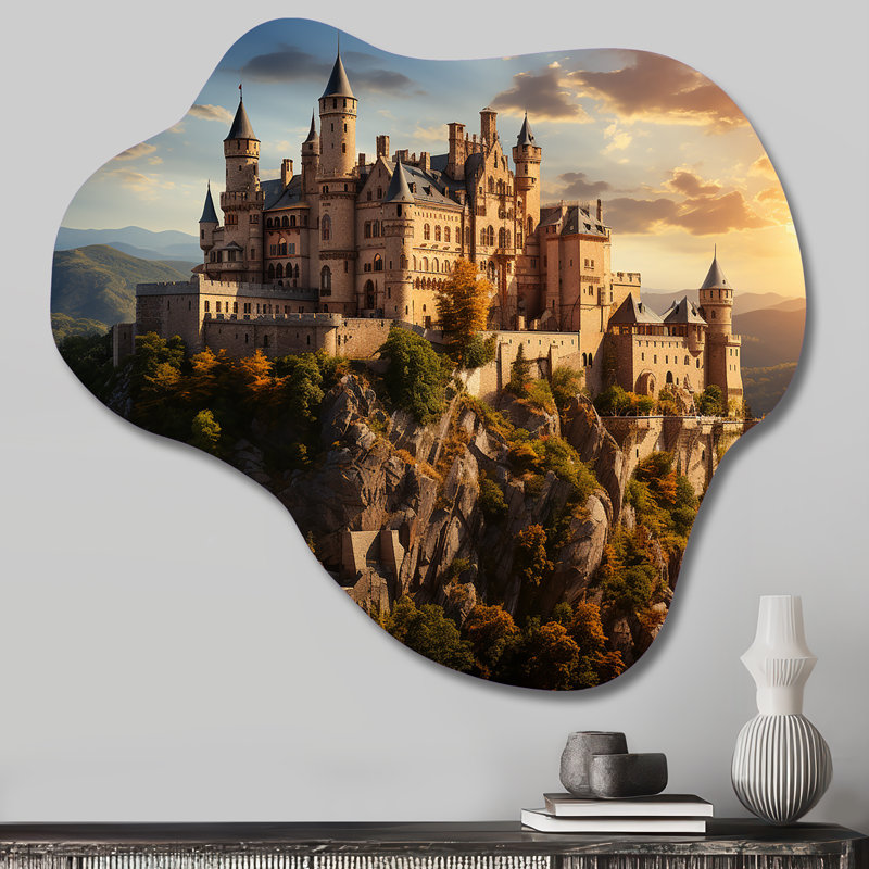 «Gwenivere - Cloud Castles», reproduction d'art asymétrique, H 22 po x l 30 po