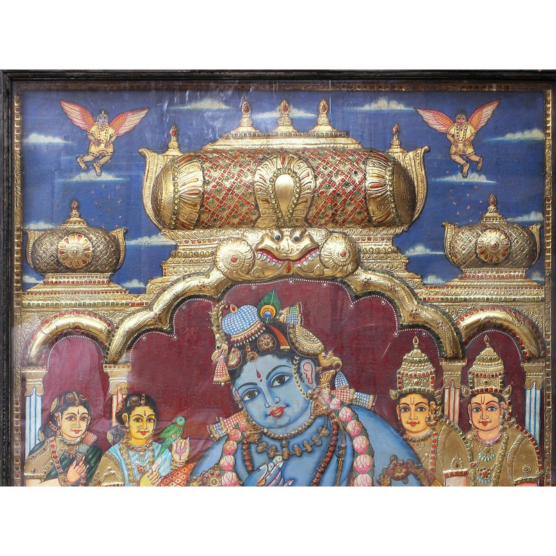 Beurre Krishna | Couleurs traditionnelles avec or 24 carats