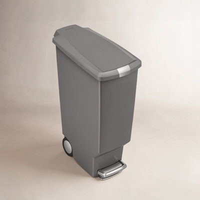 simplehuman 10.6gal Slim Step-On Can