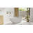 Badeloft 58.2" x 28.7" Freestanding Soaking Stone Resin Bathtub with Overflow and Drain BW-01-S-M in Matte White-71526181