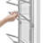 Whitmor 8-Tier Over the Door 24 Pair Metal and Resin Shoe Rack-99832407