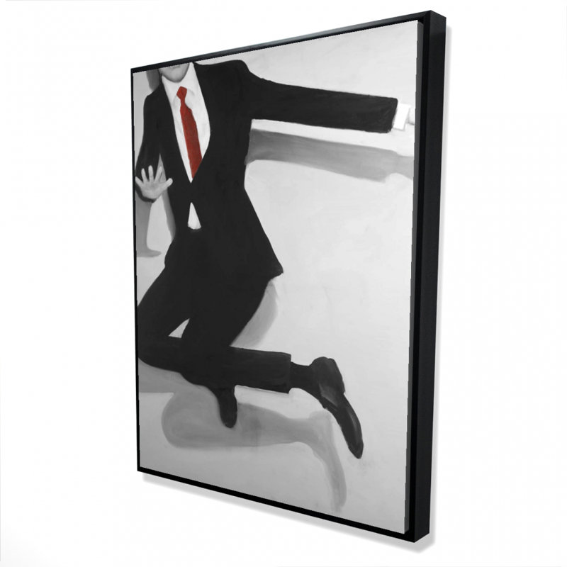 " Classical Jumping Man " on Canvas, H 48 po x l 36 po