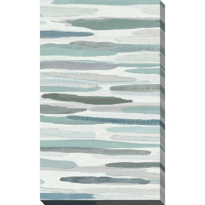 Wind and Water II par Susan Jill - Peinture, L 18 po x H 30 po, Toile tendue