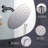Wide Round Rain Shower Head For Bathroom With 1.8 GPM High-Pressure Swivel Rainfall Spray-104597194