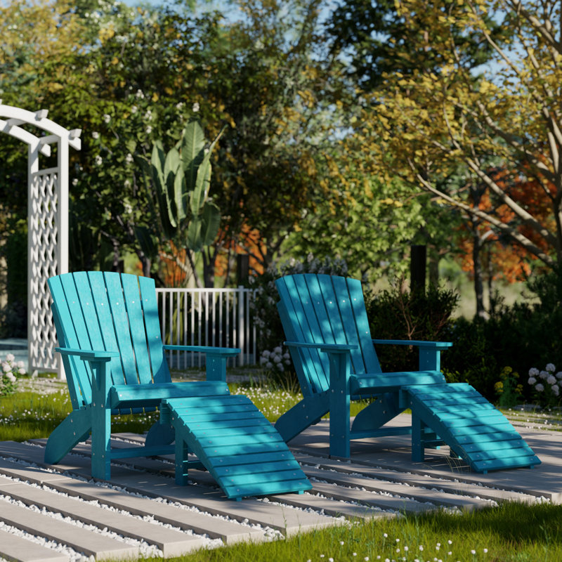 Chaise Adirondack Heritage, Bleu Aruba