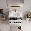Wall-Mounted Bathroom Vanity With Sink, Bathroom Storage Cabinet With Stone Resin And Drawers,Bathroom Vanity Cabinet