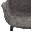 Chaise de salle à manger en cuir avec pieds d'appoint en fer thermolaqué Haglund-123386569-68459895