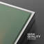 «Minimalist Green Toned Nature & Sunset Duo Art», reproduction d'art sur toile encadrée 2 pièces-120667276-120667279