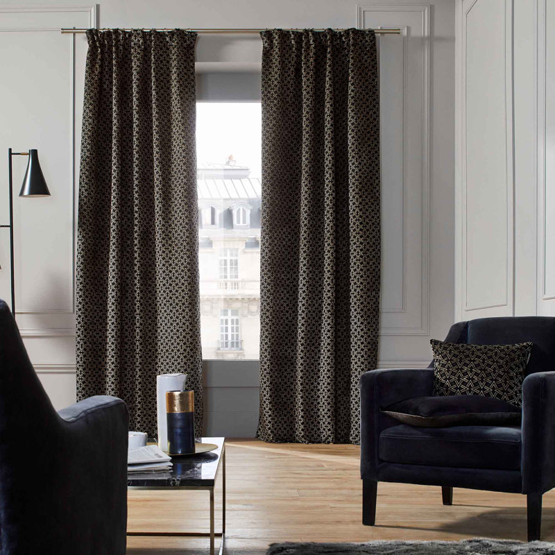 Blackout Single Curtain Single Panel, 138 W x 260 D cm