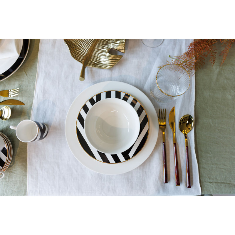Mikasa Luxe Deco China Dinner Set