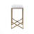 Backless Upholstered Counter Stool 26"H