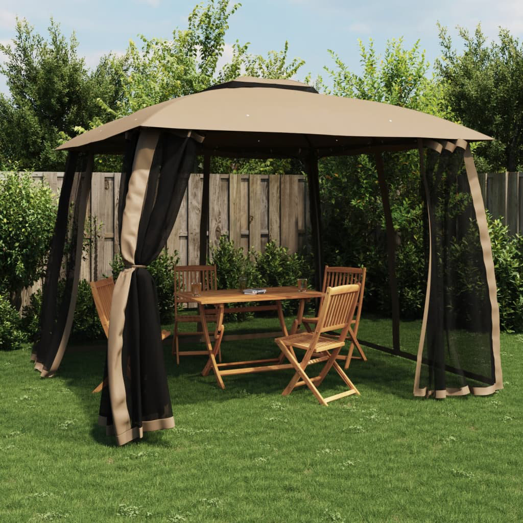 3m x 3m Powder Coated Steel Gazebo