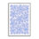 Giclée encadrée à motif de fleurs bleues, design par Martina Pavlova
