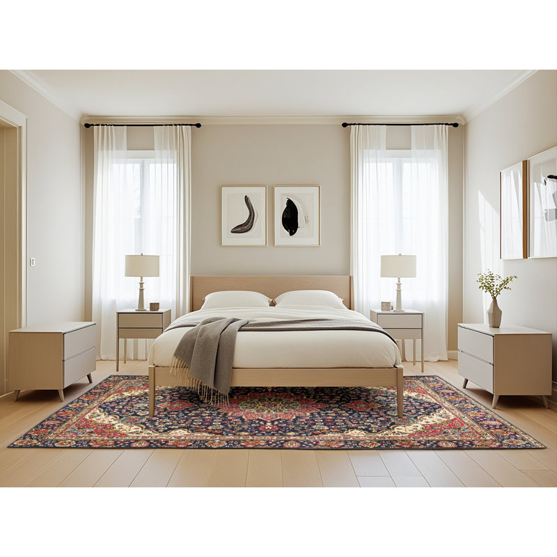 Abelia Oriental Indoor Rug, Rectangle 5' x 8'