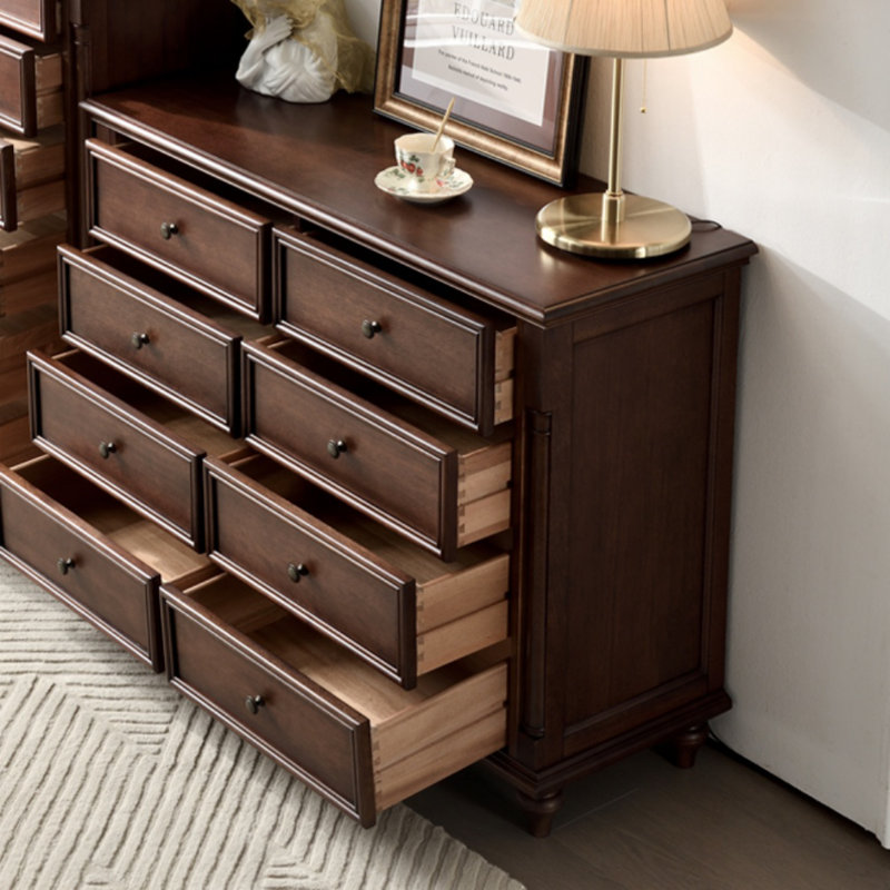 Armoire de rangement moderne et simple en bois massif