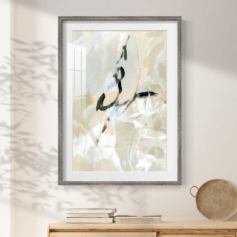 Scribble Veil I - impression encadrée